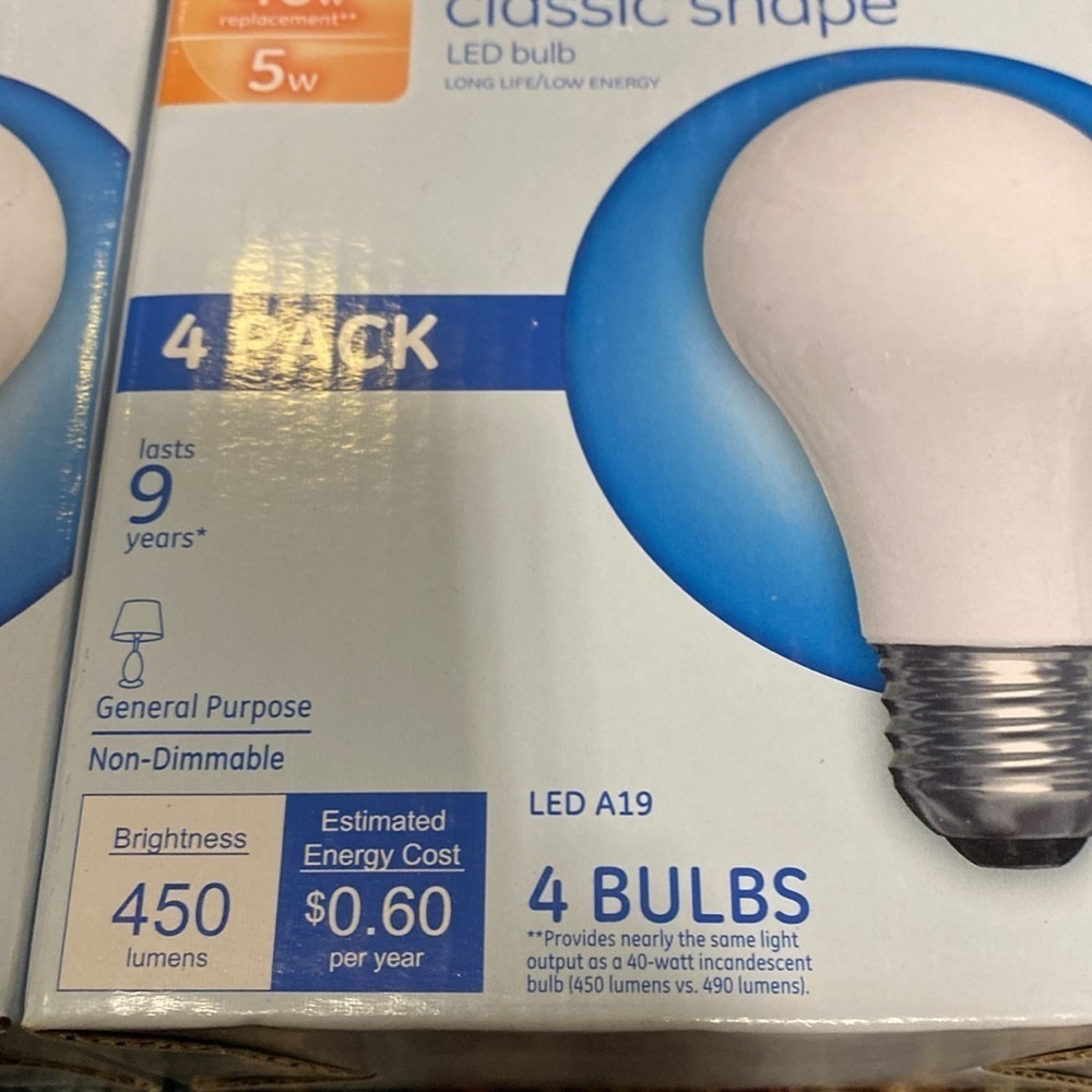 3/$20. Daylight LED Classic Shape Bulbs - Picture 4 of 9